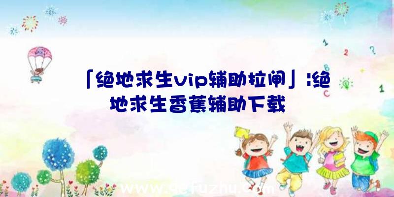 「绝地求生vip辅助拉闸」|绝地求生香蕉辅助下载